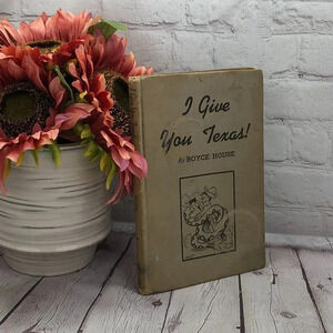 Vintage 1943 I give you TEXAS joke book